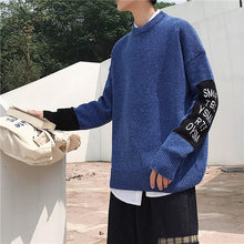 Load image into Gallery viewer, Privathinker Korean Men's O neck Long Sleeve Sweaters 2020 Autumn Man Casual Knitted Pullovers Warm Tops Oversized Male Clothes