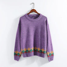 Load image into Gallery viewer, Privathinker Korean Patchwork Men&#39;s Knitted Sweaters Hip Hop Man Casual Loose Pullovers Streetwear Men Warm Tops Sweater
